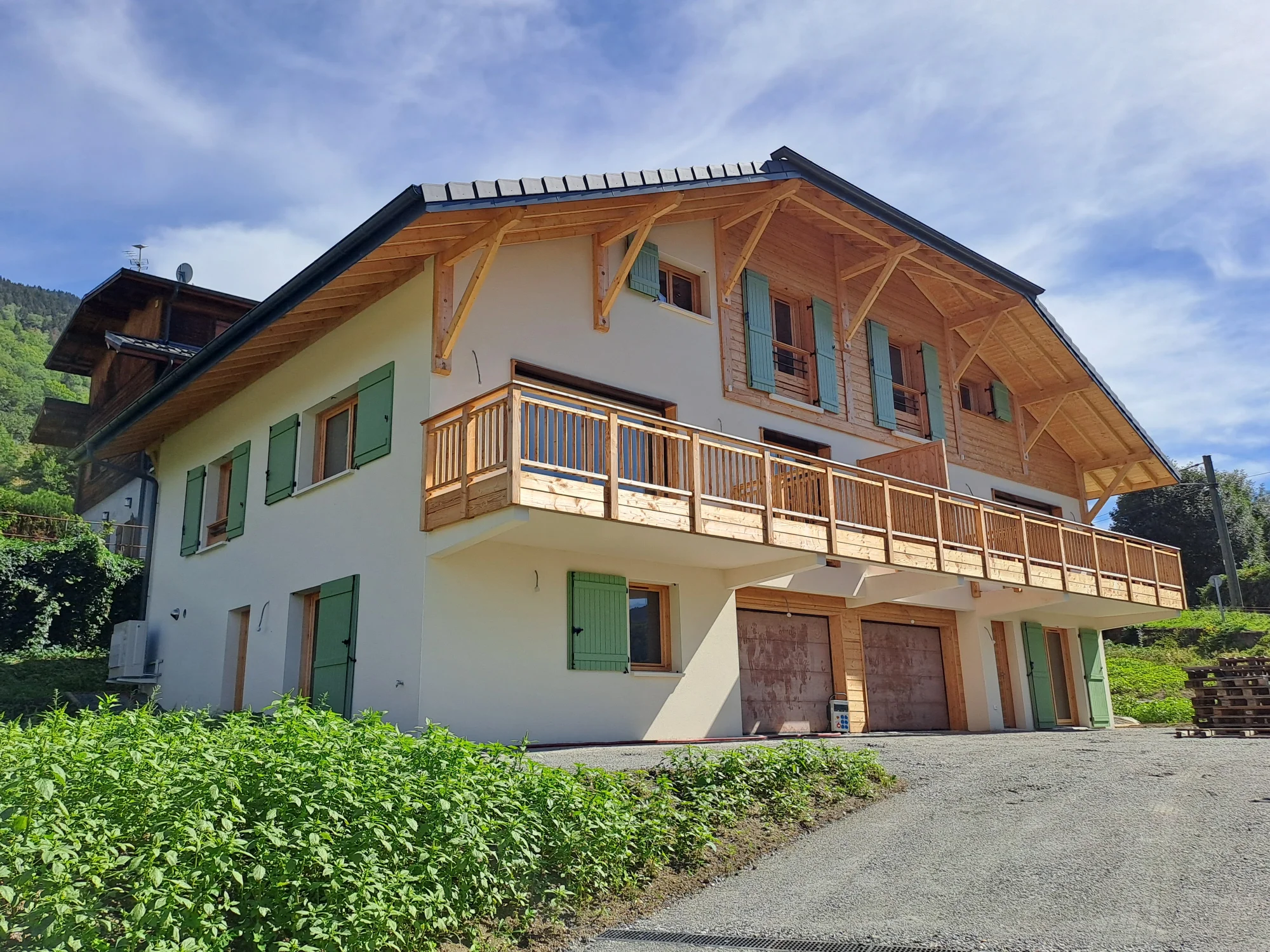 Vue extérieure du Chalet de la Crémaillère à Saint-Gervais